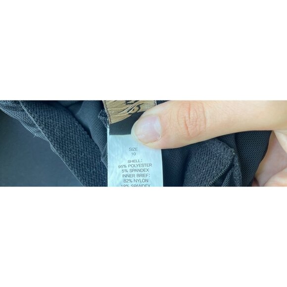 Great Lengths One Piece Bathing Suit Swimsuit Size 10 Polka Dot Skirt Dress - Picture 5 of 9